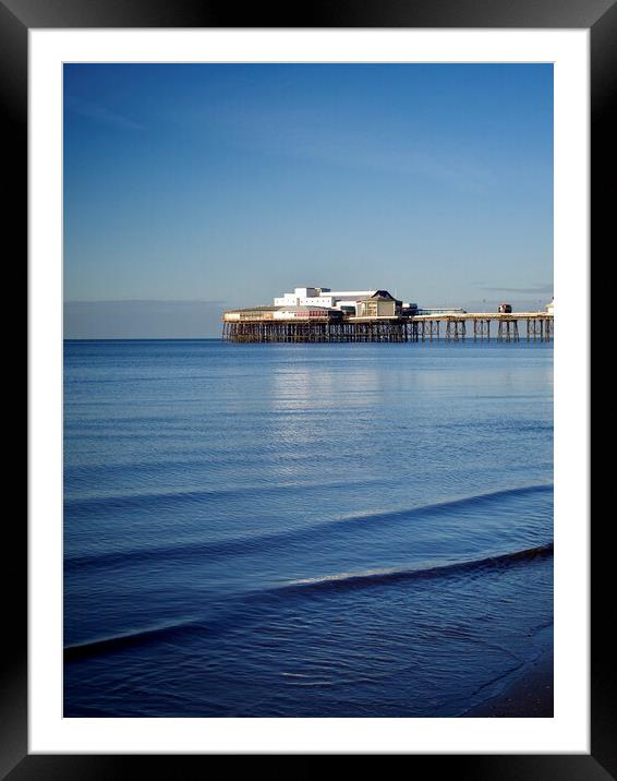 North Pier  in Blackpool  Framed Mounted Print by Victor Burnside