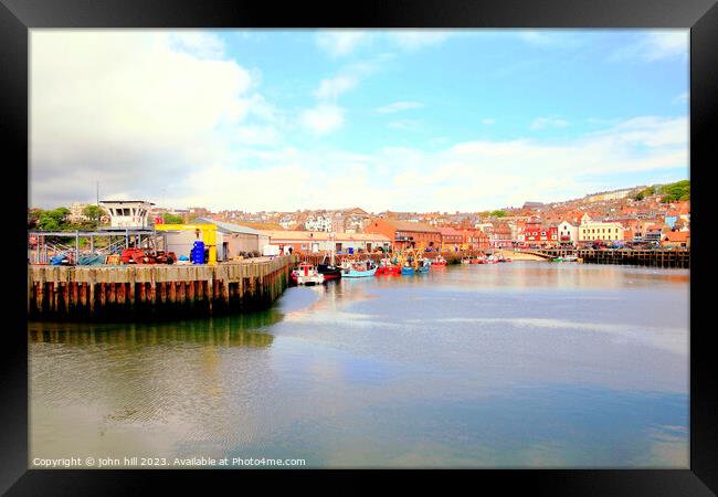 Scarborough, North Yorkshire. Framed Print by john hill