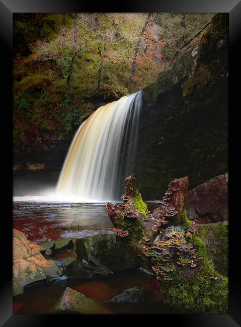 Winter waterfall  Framed Print by Colin Duffy