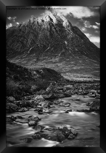 Buachaille Etive Mòr Framed Print by phil pace