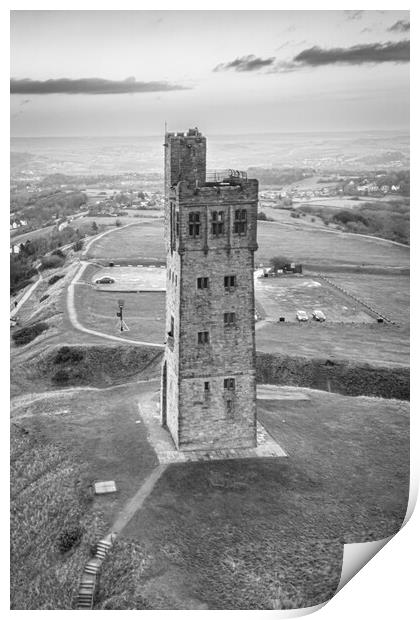 Victoria Tower Castle Hill  Print by Apollo Aerial Photography