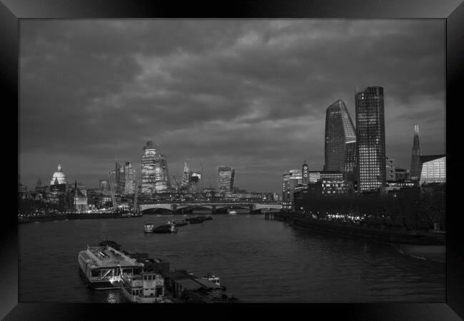 London Skyline Framed Print by David French
