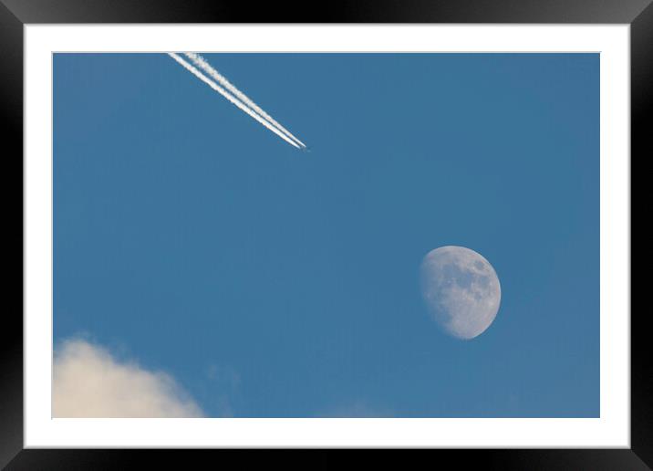 Fly me to The Moon Framed Mounted Print by Glen Allen