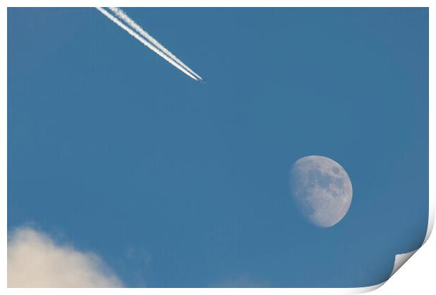 Fly me to The Moon Print by Glen Allen