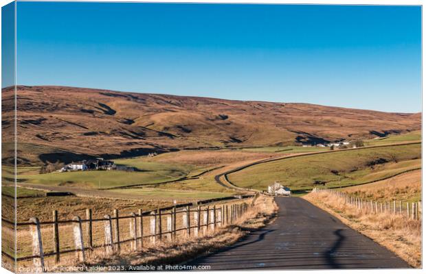 Down Into Harwood, Teesdale Canvas Print by Richard Laidler