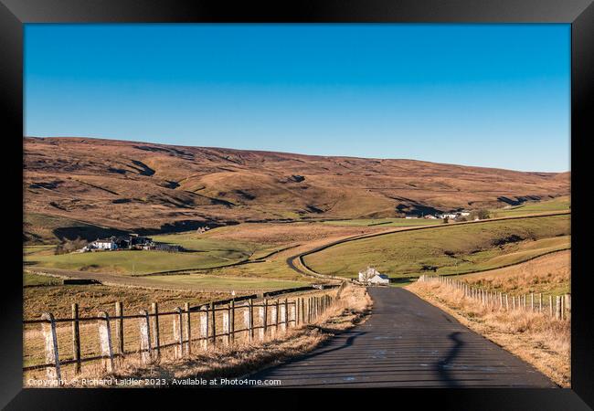 Down Into Harwood, Teesdale Framed Print by Richard Laidler