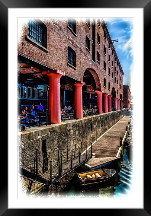 Albert Docks Liverpool Framed Mounted Print by Darren Wilkes