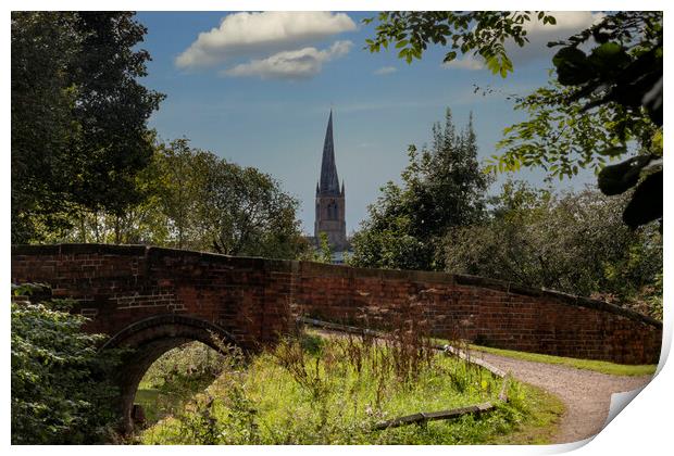 Chesterfield From the Canal Print by Glen Allen