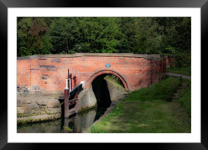 Tapton Mill Bridge No. 1 Framed Mounted Print by Glen Allen
