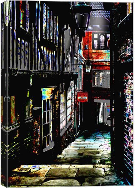 York, Lady Peckitts Yard Canvas Print by Robert Gipson