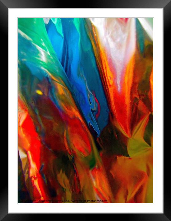 Abstract 552 Framed Mounted Print by Stephanie Moore