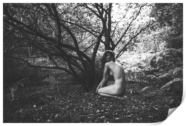 Hiraeth 152 Suzzi - Landscape Art Nude  Print by Henry Clayton