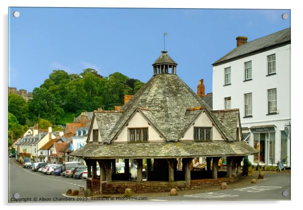 Dunster Somerset Acrylic by Alison Chambers