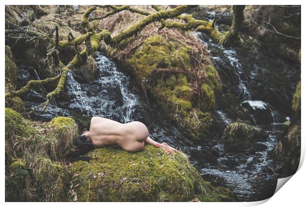 Hiraeth 020 Valentina L'Abbate - Landscape Art Nude  Print by Henry Clayton