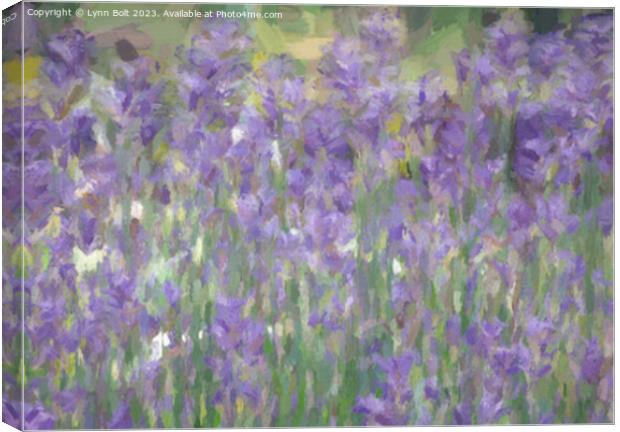 Lavender Impression Canvas Print by Lynn Bolt