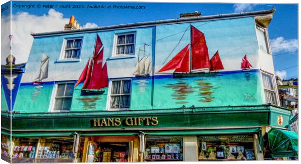 Brixham Wall Mural Canvas Print by Peter F Hunt