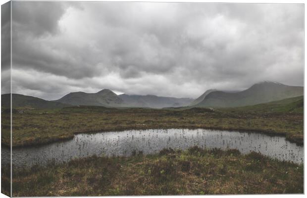 Landscapes Photography of Glencoe region of Scotland, UK. Canvas Print by Henry Clayton