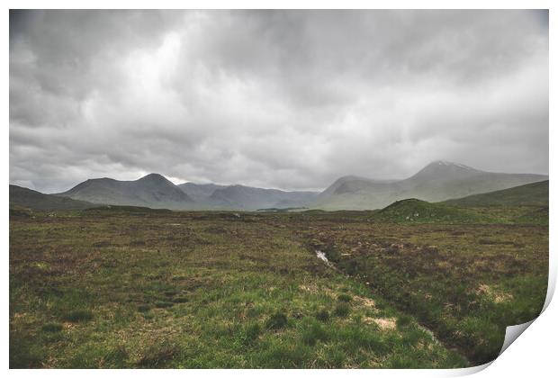 Landscapes Photography of Glencoe region of Scotland, UK. Print by Henry Clayton