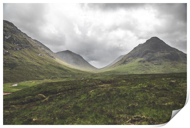 Landscapes Photography of Glencoe region of Scotland, UK. Print by Henry Clayton