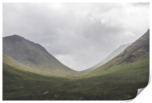 Landscapes Photography of Glencoe region of Scotland, UK. Print by Henry Clayton