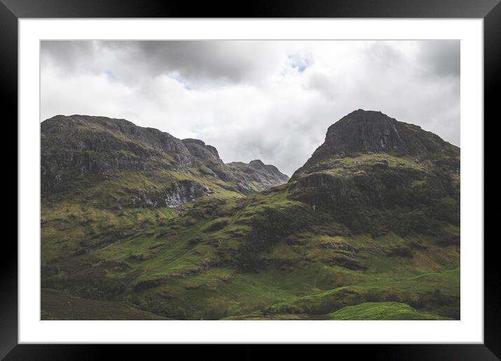 Landscapes Photography of Glencoe region of Scotland, UK. Framed Mounted Print by Henry Clayton