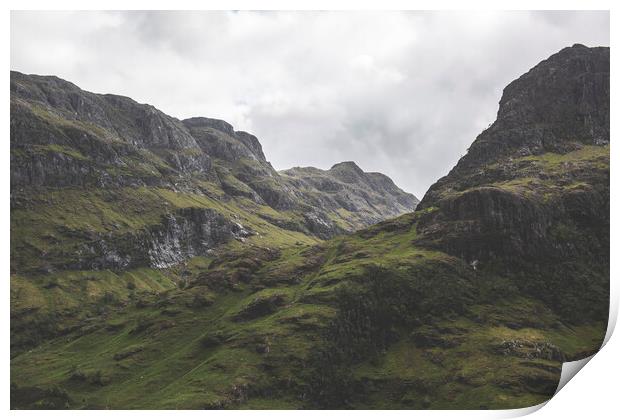 Landscapes Photography of Glencoe region of Scotland, UK. Print by Henry Clayton