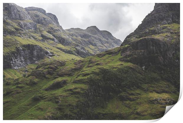 Landscapes Photography of Glencoe region of Scotland, UK. Print by Henry Clayton