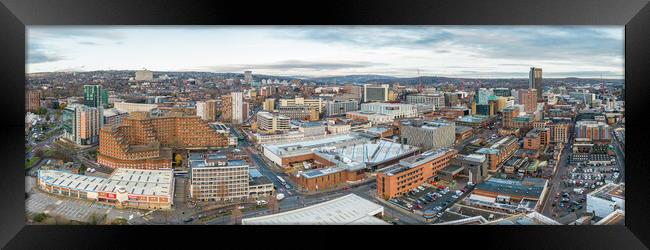 Sheffield Skyline A Different View Framed Print by Apollo Aerial Photography