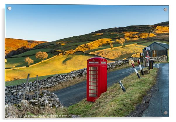 Keld -Yorkshire Dales Acrylic by Gail Johnson