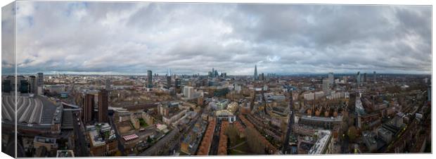 Over the rooftops of London - Canvas Print by Erik Lattwein