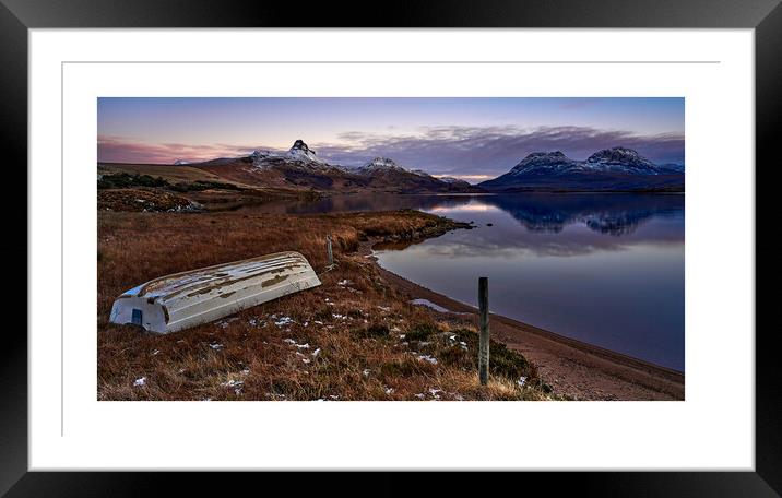 Whatever floats ya boat.  Highlands, Scotland, Mountains  Framed Mounted Print by JC studios LRPS ARPS