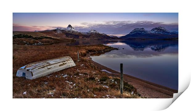 Whatever floats ya boat.  Highlands, Scotland, Mountains  Print by JC studios LRPS ARPS