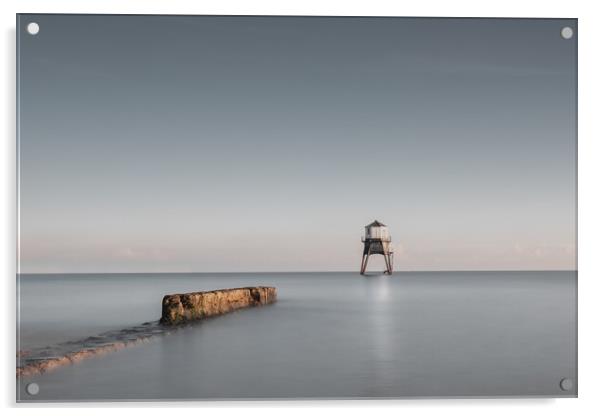 Dovercourt Lighthouse Acrylic by Mark Jones
