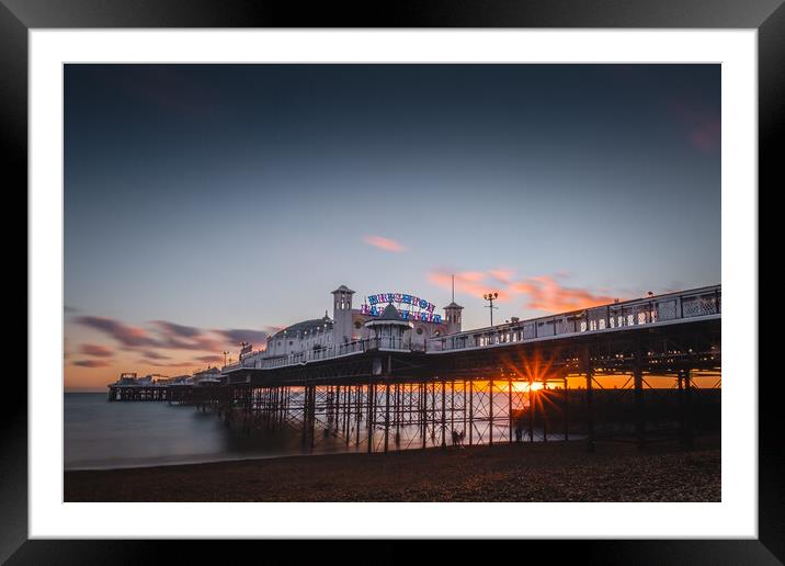 Brighton Palace Pier  Framed Mounted Print by Mark Jones