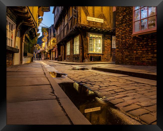 York shambles Framed Print by Kevin Winter