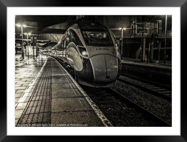 Last Train to London Framed Mounted Print by Richard Perks