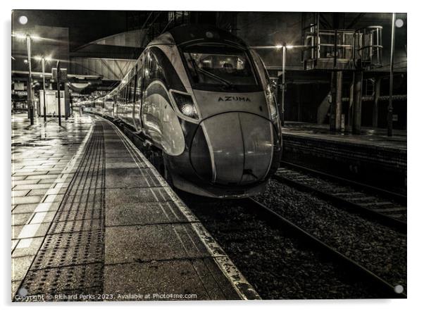 Last Train to London Acrylic by Richard Perks