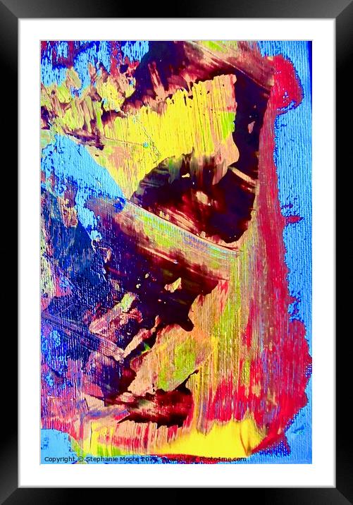 Abstract 558 Framed Mounted Print by Stephanie Moore