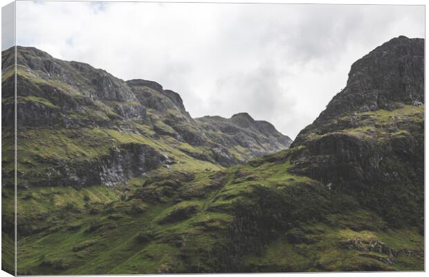 Landscapes Photography of Glencoe region of Scotland, UK. Canvas Print by Henry Clayton