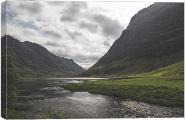 Landscapes Photography of Glencoe region of Scotland, UK. Canvas Print by Henry Clayton