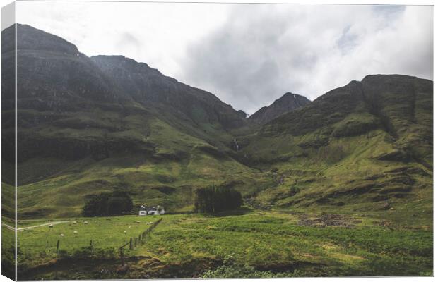 Landscapes Photography of Glencoe region of Scotland, UK. Canvas Print by Henry Clayton