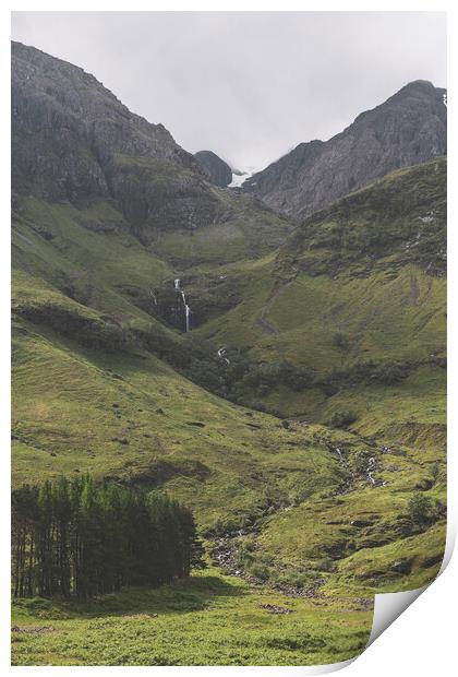 Landscapes Photography of Glencoe region of Scotland, UK. Print by Henry Clayton