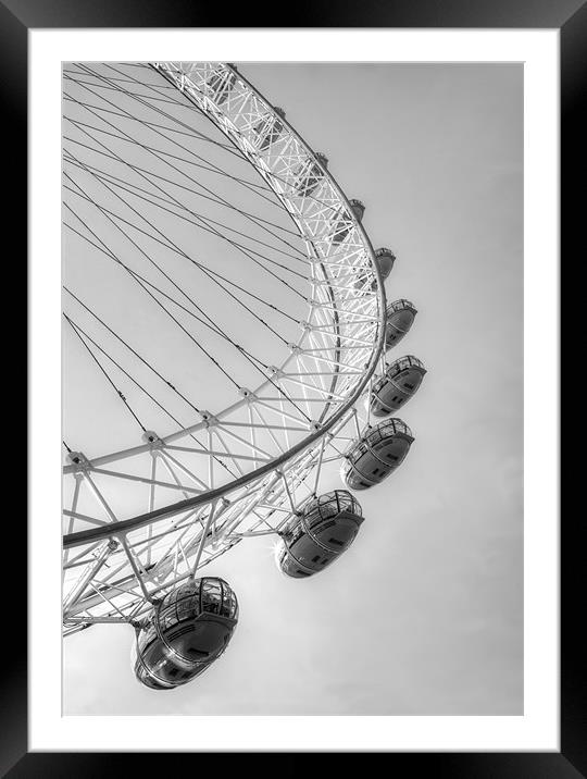London Eye Pod Framed Mounted Print by Mike Gorton