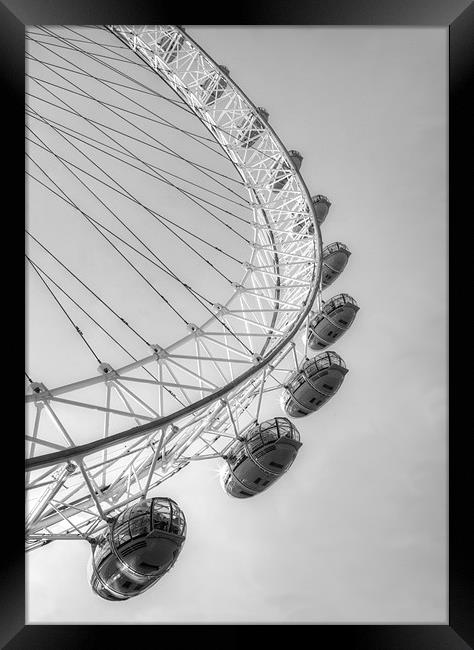 London Eye Pod Framed Print by Mike Gorton