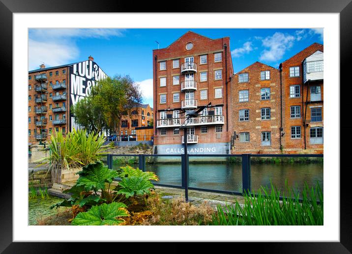 Leeds River Aire Framed Mounted Print by Alison Chambers