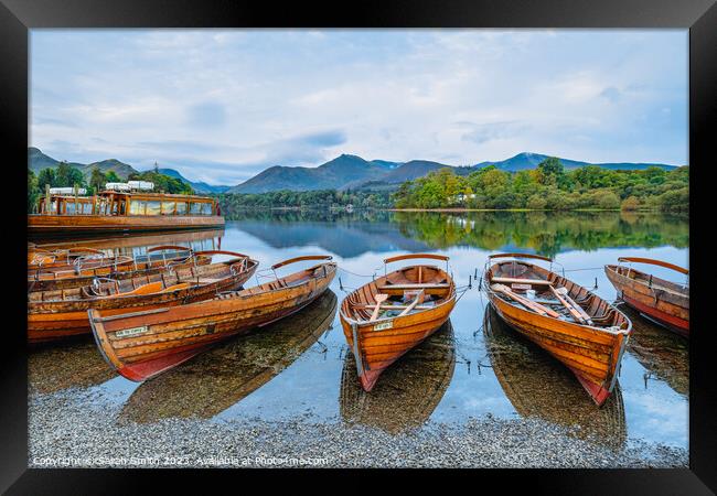 Early Morning at Derwentwater Framed Print by Sarah Smith