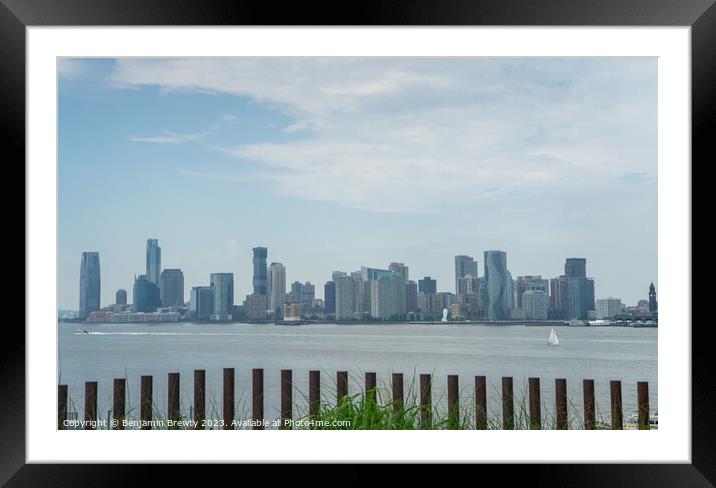 Hoboken Views Framed Mounted Print by Benjamin Brewty