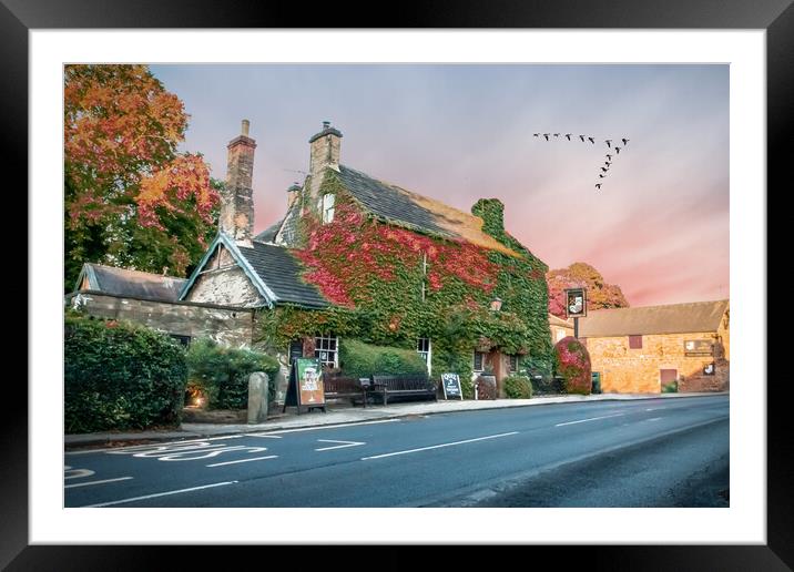 The Rockingham Wentworth Rotherham  Framed Mounted Print by Apollo Aerial Photography