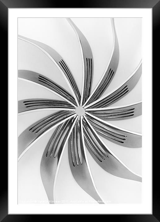 Forks VIII Framed Mounted Print by Natalie Kinnear
