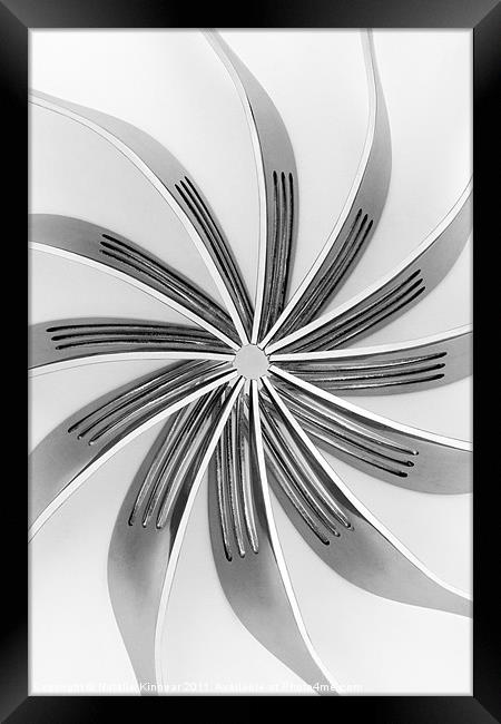 Forks VIII Framed Print by Natalie Kinnear